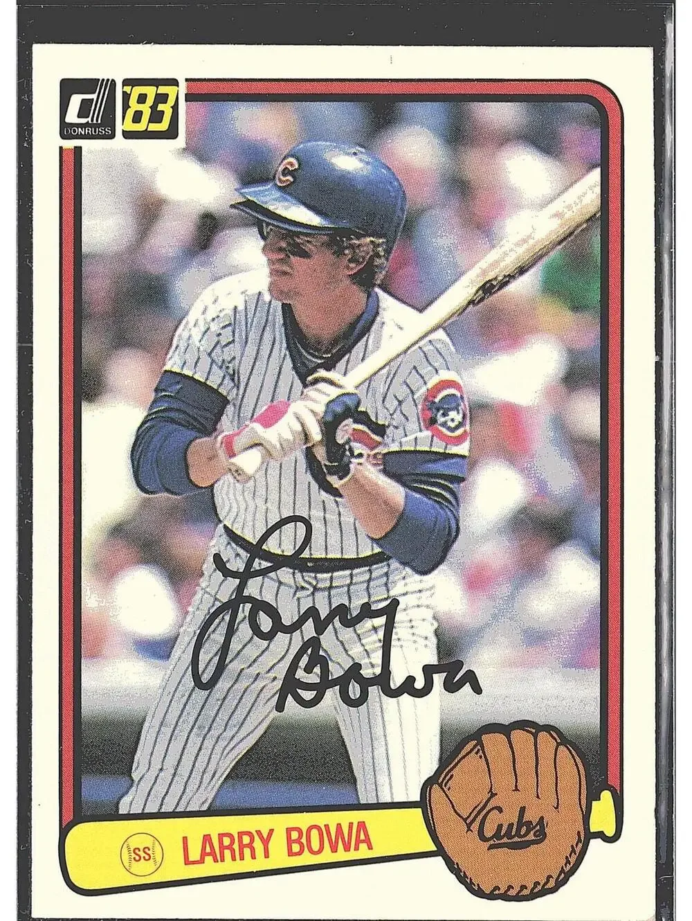 1983 Donruss #435 Larry Bowa HAND SIGNED